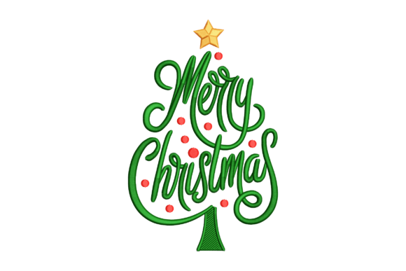 Merry Tree: A Festive Word Art Embroidery Review